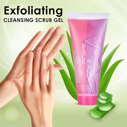 Face And Body Cleansing Scrub Gel..